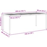 vidaXL 9-delni vrtni jedilni set iz trdega akacijevega lesa | Shoptok.si