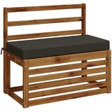  Jastučić za klupu SOEST 100% poliester Antracit 60 x 40 x 8 cm Slike