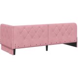  Kutni okvir kreveta Ružičasta 80 x 200 cm Baršun | shoptok.hr