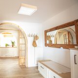  plafonsko svetlo natural square 4xE27/15W/230V 39x39 cm borovina/bela | Eponuda.com