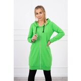 Kesi Bluza sukienkowa z kapturem jasna zielona Cene