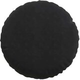  Jastučići za sjedenje 2 pcs Crna Ø50 x 19 cm Baršun | Eponuda.com