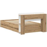  Krevetna konstrukcija s pohranom i uzglavljem Hrast artisan | shoptok.hr