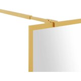  Stijenka za walk-in tuš s prozirnim staklom ESG zlatna 80x195cm | shoptok.hr