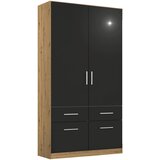 Rauch Möbel omara s klasičnimi vrati, siva, hrast artisan | Shoptok.si