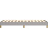  Okvir za krevet s oprugom svjetlosivi 80x200 cm od tkanine | Eponuda.com