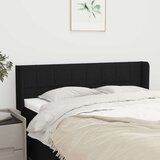  Uzglavlje s ušima crni 147x16x78/88 cm od tkanine Cijene