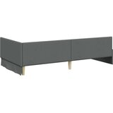 Kutni krevetni okvir s madracem Ostalo 2 pcs Siva tkanina | shoptok.hr