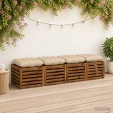  Jastučići za sjedenje VIANEN 4 kom. 100% poliester Krem - Krem 60 x 60 x 12 cm | shoptok.hr