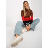 RELEVANCE Blouse-RV-BZ-8465-1.44P-dark brown Cene