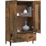  Visoka omarica dimljeni hrast 70x31x115 cm inženirski les, (20654286) | Shoptok.si