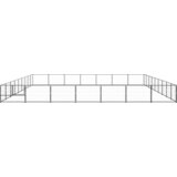  Kavez za pse crni 63 m² čelični | shoptok.hr