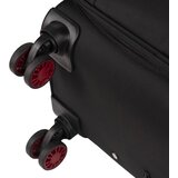  Set krila od 4 kofera, crno/crveni | shoptok.hr