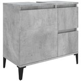 Maison Chic Kopalniška omarica - Kopalniški kabinet betonsko siva 65x33x60 cm inženirski les, (21794531) Cene