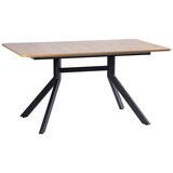 Livetastic Raztegljiva Miza Jax, Barva Hrasta, Črna, 150-190x90 Cene