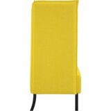SOFA s visokim naslonima Svijetlo žuta 109x56x121 cm Tkanina | shoptok.hr