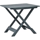 The Living Store Zložljiva vrtna miza zelena 79x72x70 cm plastika - Vrtna Miza, (21470839) Cene