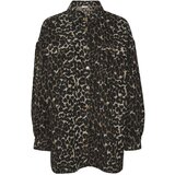 Noisy May Bluza 'FLANNY' rjava / črna | Shoptok.si