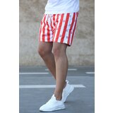 Madmext Shorts - Red - Normal Waist Cene