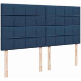 VidaXL Otomanski posteljni okvir z vzmetnico moder 160x200 cm blago, (21653349) Slike