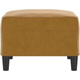  Stolček za noge rjav 70x55x41 cm žamet, (20983761) | Shoptok.si