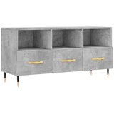 TV ormarić boja betona 102 x 36 x 50 cm od konstruiranog drva | shoptok.hr