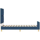  Krevetna konstrukcija s uzglavljem Plava 80 x 200 cm tkanina | shoptok.hr