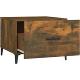  Stolić za kavu s metalnim nogama boja hrasta 50 x 50 x 40 cm | shoptok.hr