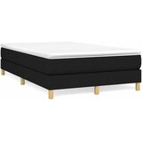  Krevet s oprugama i madracem crni 120 x 200cm od tkanine | shoptok.hr