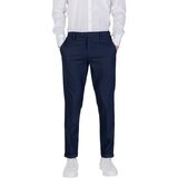 Antony Morato Hlače RAD SLIM ANKLE LENGHT FIT TWILL MMTR00768-FA600285 Modra Cene