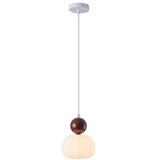  visilica na lanku HELIOS 1xG9/7W/230V bela/braon | Eponuda.com