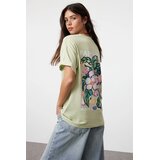 TRENDYOLMILLA Ženska majica TWOSS24TS00183, Zelena | Eponuda.com