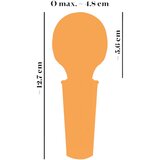 You2Toys Mini Wand - polnilni masažni vibrator (rumen) | Shoptok.si