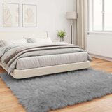 Tepih od umjetne ovčje kože TAFALLA Siva 240 x 240 cm Poliester | shoptok.hr
