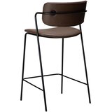 DAN-FORM Denmark Rjav barski stol (vi&amp;scaron;ina sedeža 67,5 cm) Zed &amp;ndash; Slike