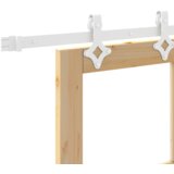  Klizna Vrata sa Setom Opreme 93x232 cm od Masivnog Drva Bora | shoptok.hr