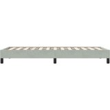 Box Spring krevet bez madraca svijetlo sivi 80x210 cm samt | shoptok.hr