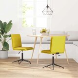  Blagovaonske stolice 2 kom žute baršunaste | shoptok.hr