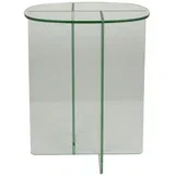 Steklena stranska mizica 30x40 cm Linea –