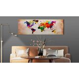  Slika - World Map: Colourful Ramble 120x40 | shoptok.hr