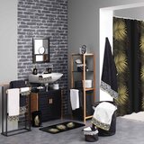Douceur d intérieur Kopalniška preproga za WC 45x45 cm v črni in zlati barvi Orbella – | Shoptok.si