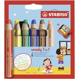 Stabilo multitalent pero woody 3 v 1, kartonska škatla 6 št, (21655292) Cene
