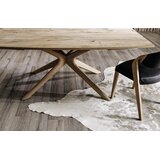 Voglauer JEDILNA MIZA, furnirano, masivno star les, hrast barve hrasta | Shoptok.si