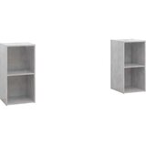 TV ormarići 2 kom boja betona 72x35x36,5 cm konstruirano drvo | Eponuda.com