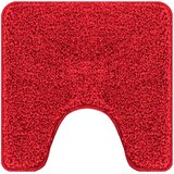 Prostirka protiv klizanja s izrezom za WC Crvena 50 x 50 cm PP | shoptok.hr