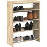 vidaXL Regal za čevlje sonoma hrast 60x25x81 cm inženirski les, (22013791) | Shoptok.si