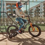  Dječji bicikl guralica Tiger 16" crni-narančasti-tirkizni | shoptok.hr