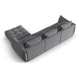 Micadoni Temno siva kotna sedežna garnitura iz tkanine bouclé (s kotom po izbiri) Bloom – Home | Shoptok.si