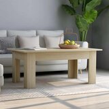  Stolić za kavu boja hrasta 100 x 60 x 42 cm konstruirano drvo | shoptok.hr