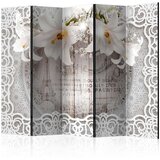  Paravan u 5 dijelova - Lilies and Quilted Background II [Room Dividers] 225x172 Cijene